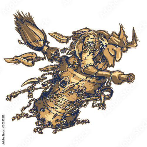 Baba Yaga is a character from Slavic mythology, folklore, fairy tales