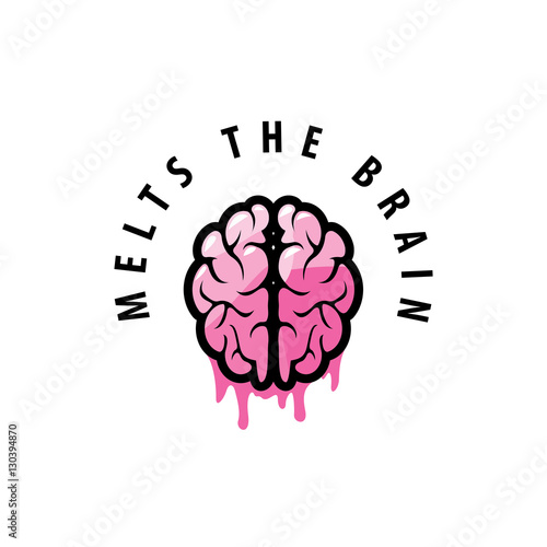 Vector brain logo