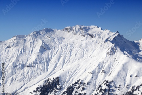 Alps winter - ski region in Austria