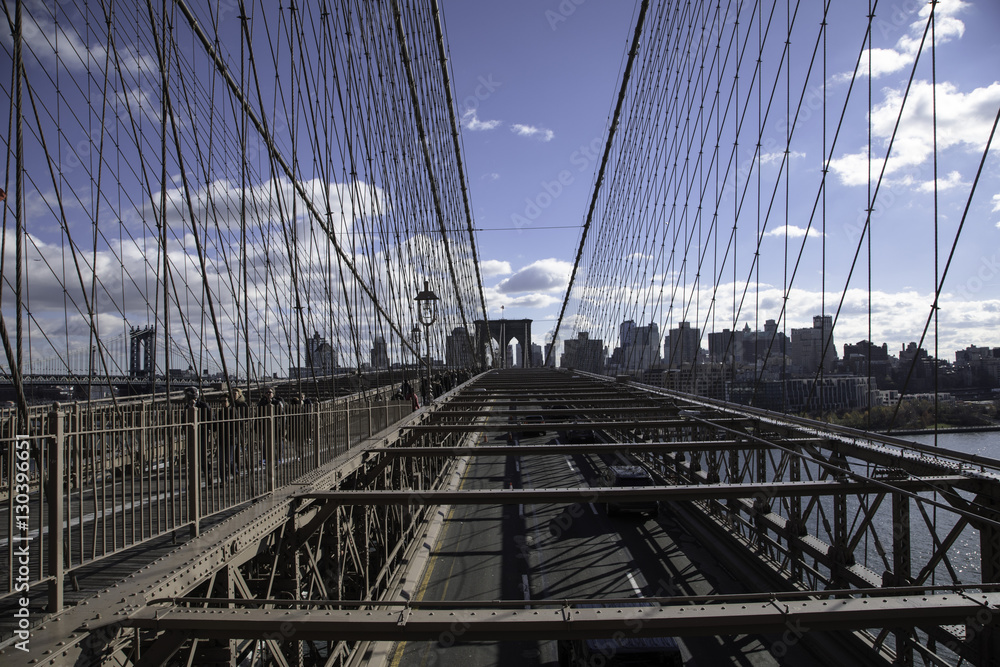Naklejka premium Brooklyn Bridge, New York