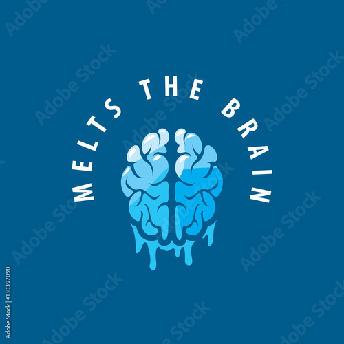 Vector brain logo