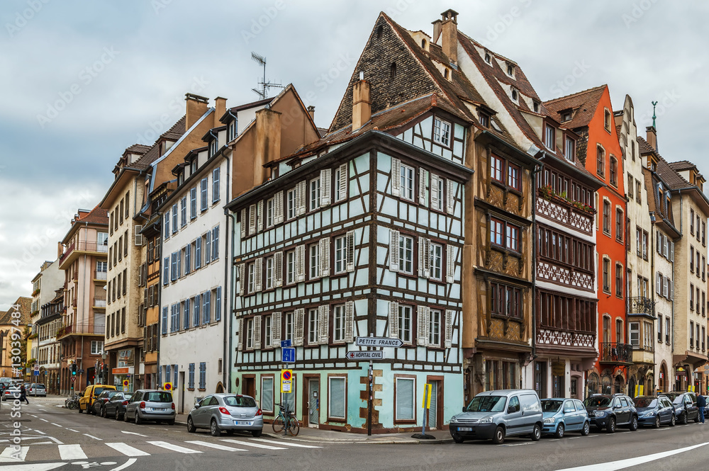 Street in Strasbourg, France