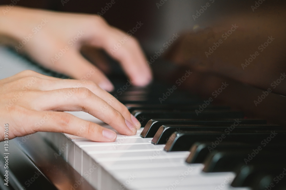 Musicain Playing piano