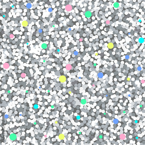 Seamless texture silver in the pastel tone