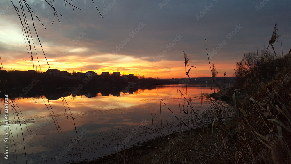 Fototapeta premium Abendrot