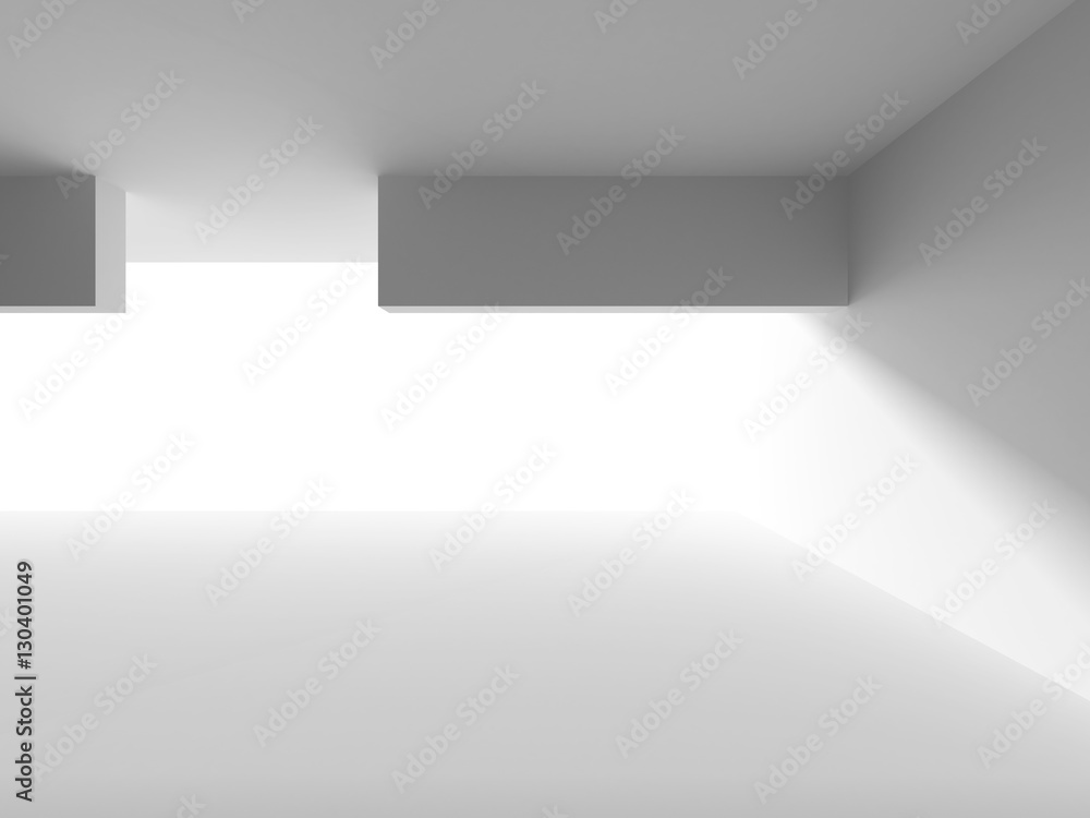 Futuristic White Architecture Design Background Futuristic White Architecture Design Background