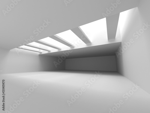 Abstract empty white room interior © VERSUSstudio