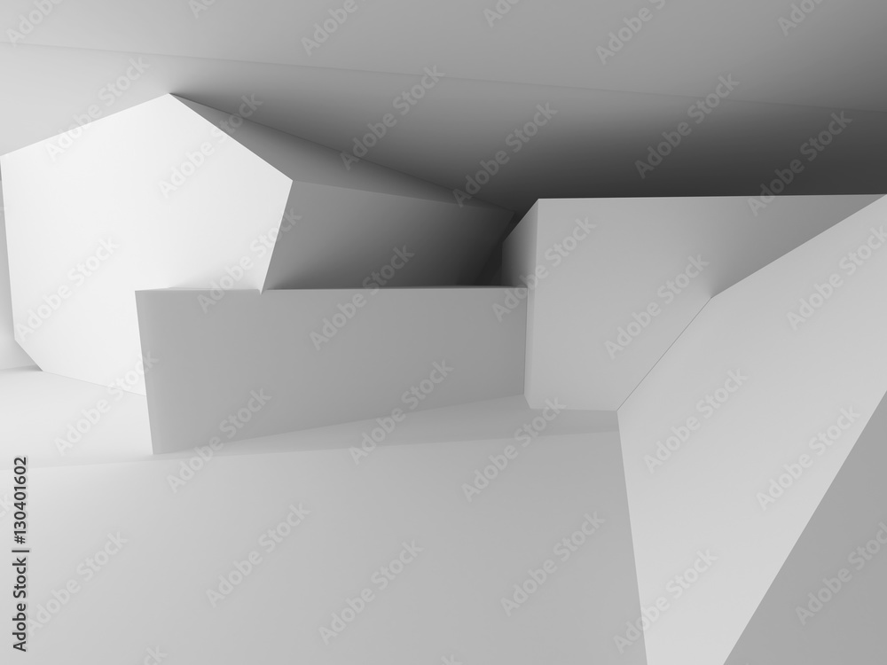 Abstract Modern White Architecture Background Abstract Modern White Architecture Background