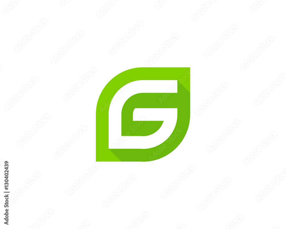 Letter G Green Logo Design Template Element Letter G Green Logo Design Template Element