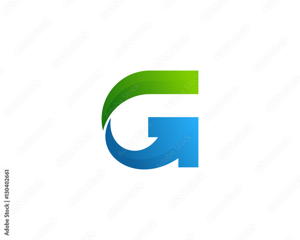 Letter G Arrow Up Logo Design Template Element Letter G Arrow Up Logo Design Template Element