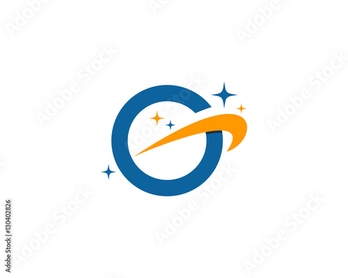 Letter G Galaxy Logo Design Template Element