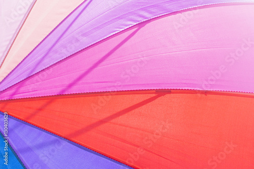 Colorful Outdoor Umbrellas Background.