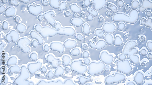 Grey abstract  three-dimensional background with flowing fluid f