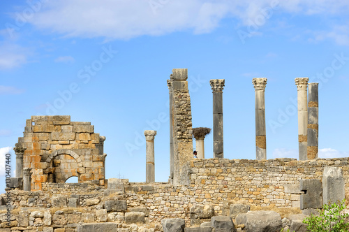 Ruins of Volubilis, Morocco, Africa