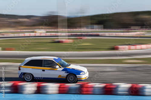 Race car on the track © niki spasov