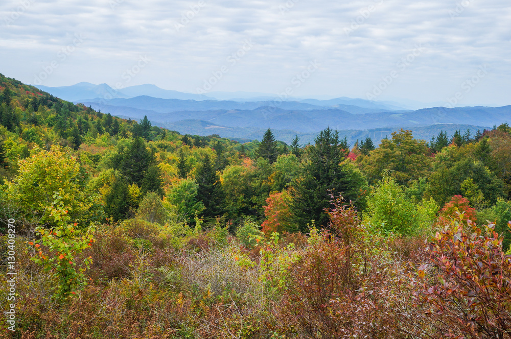 Mountains in Grayson Highlands, Virginia