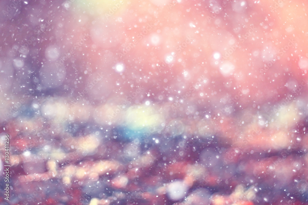 Fototapeta premium Vintage colorful background bokeh highlights