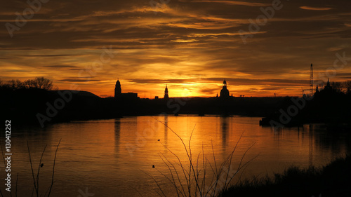 Dresden im Abendrot