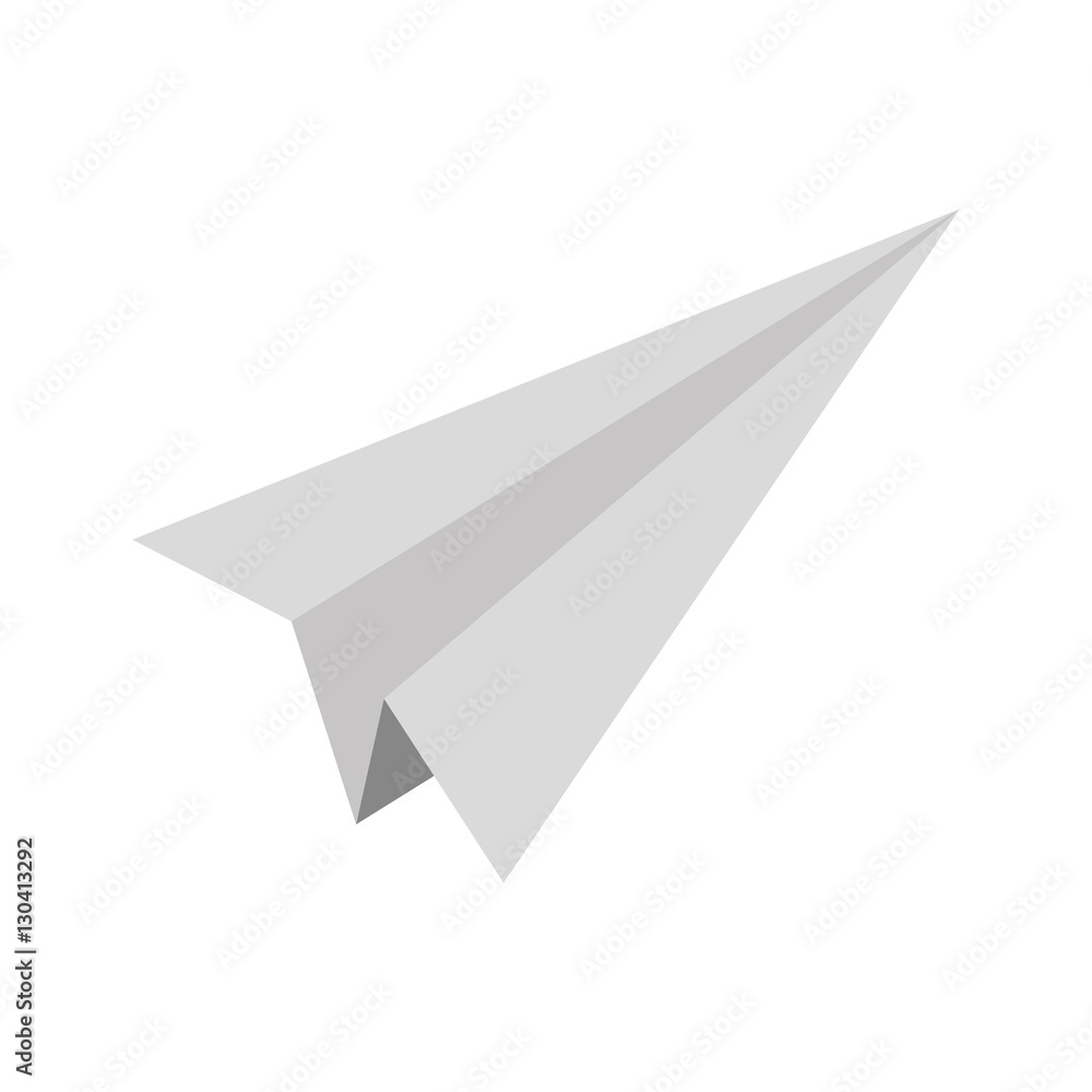 Paper plane origami icon vector illustration graphic design Paper plane origami icon vector illustration graphic design