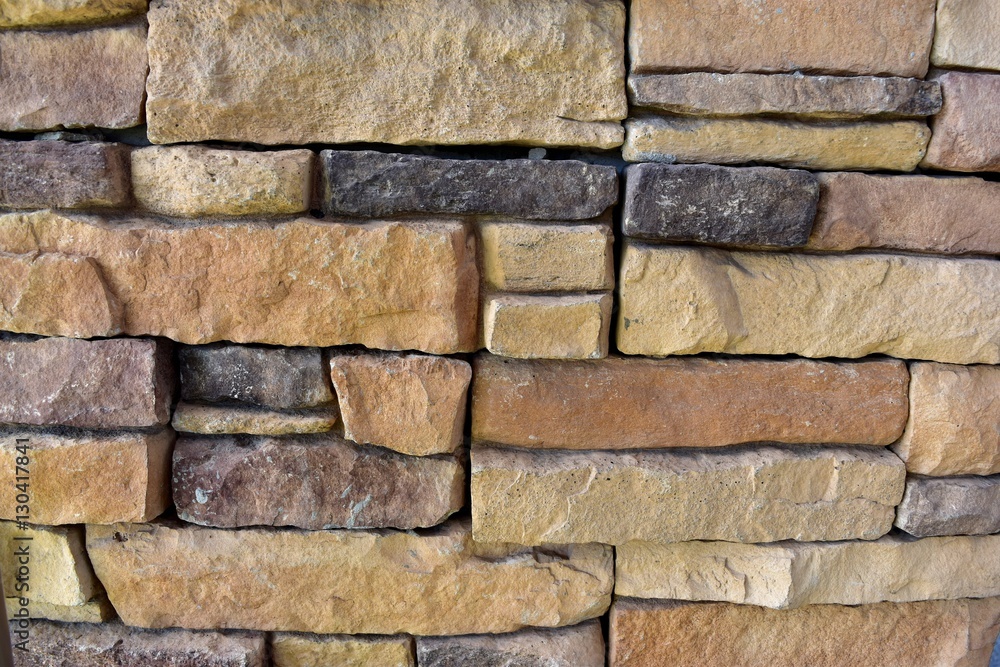 Wall stone rectangle texture and natural color background. Wall stone rectangle texture and natural color background.