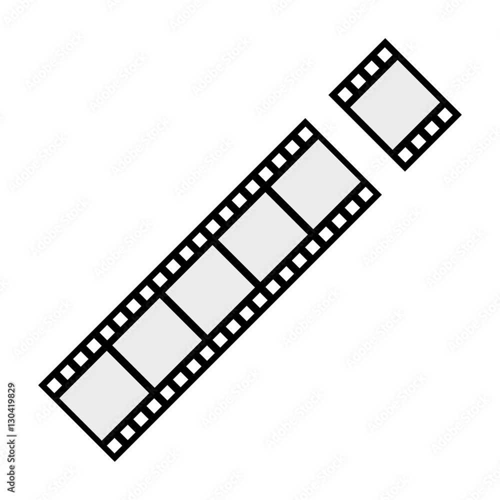 Movie roll equipment icon vector illustration graphic design Movie roll equipment icon vector illustration graphic design
