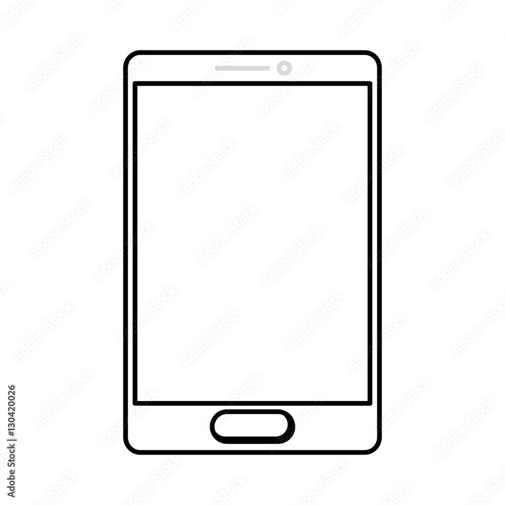 Mobile smartphone technology icon vector illustration graphic design Mobile smartphone technology icon vector illustration graphic design