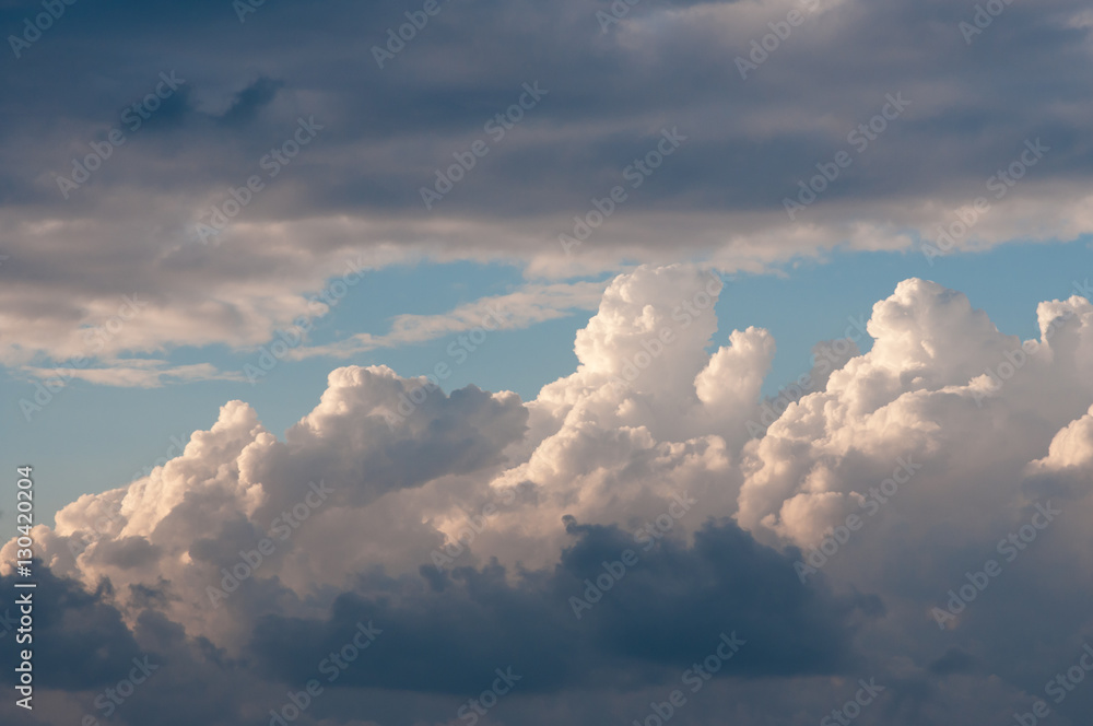 sky with clouds and clouds