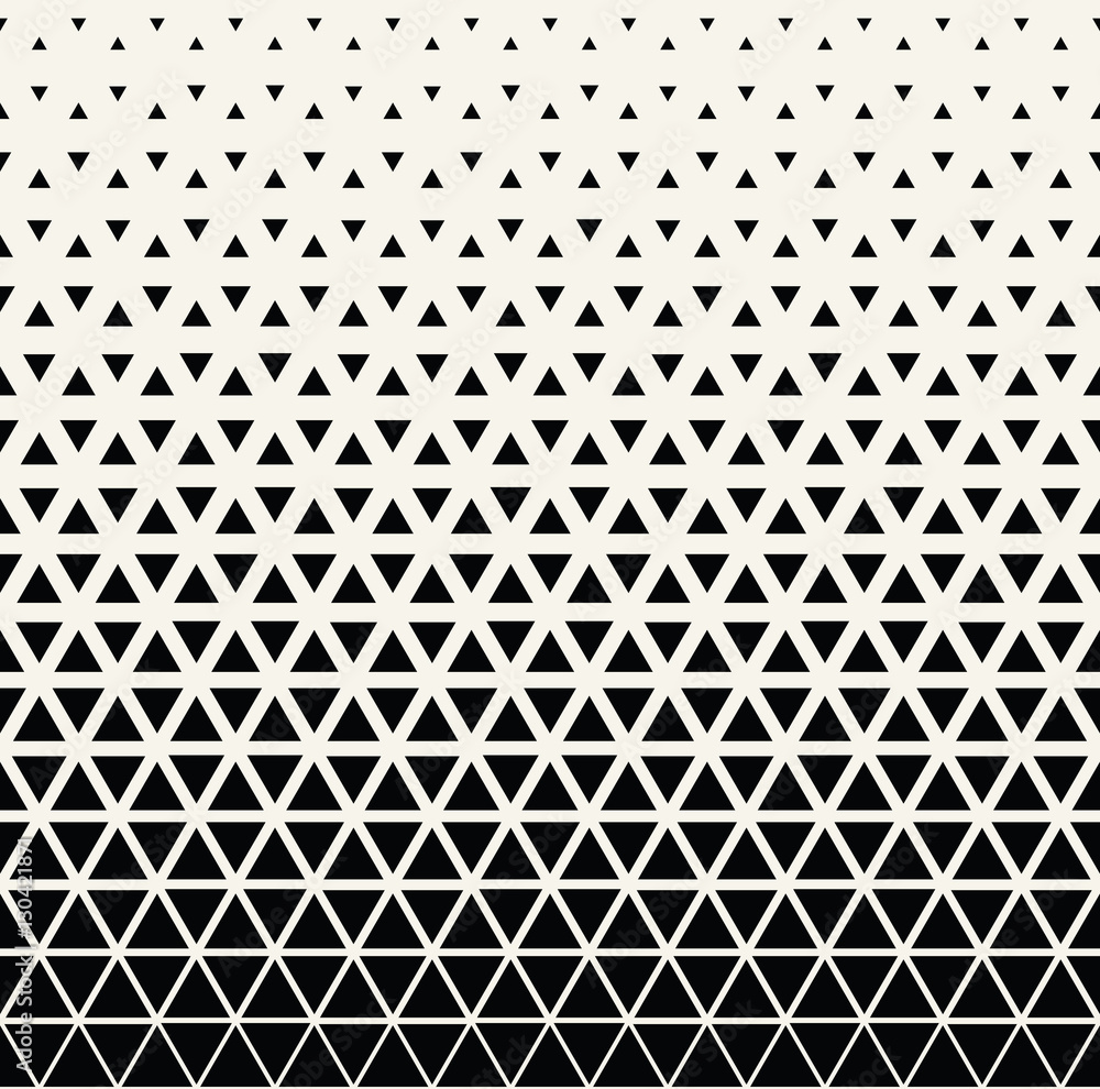 Abstract geometric black and white graphic design triangle halftone pattern Abstract geometric black and white graphic design triangle halftone pattern