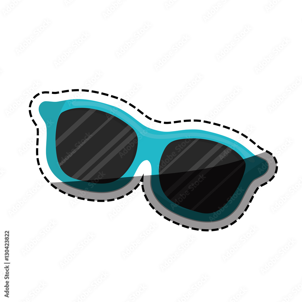 Summer sun glasses icon vector illustration graphic design Summer sun glasses icon vector illustration graphic design