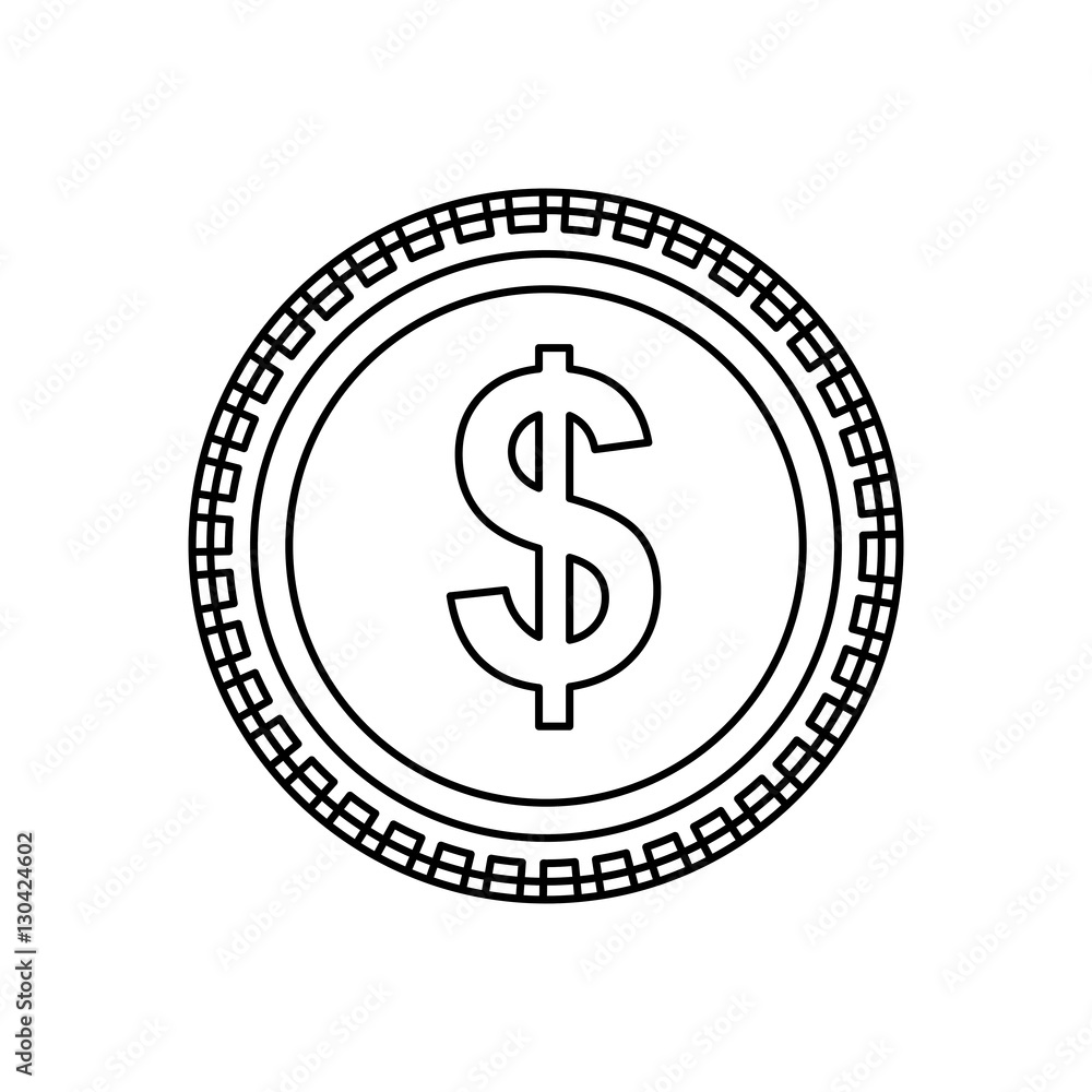 Isolated Coin money icon vector illustration graphic design Isolated Coin money icon vector illustration graphic design
