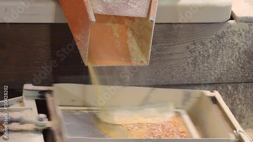 machinery to sift wheat