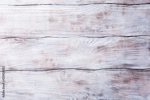 White old wooden plank background. Horizontal stripes