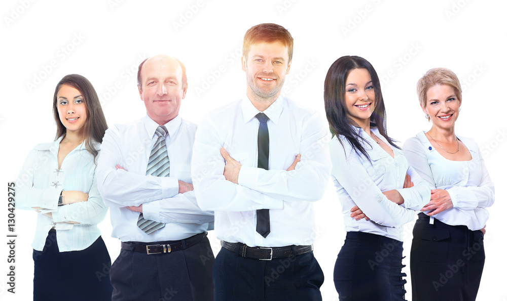 Young attractive business people - the elite business team Young attractive business people - the elite business team