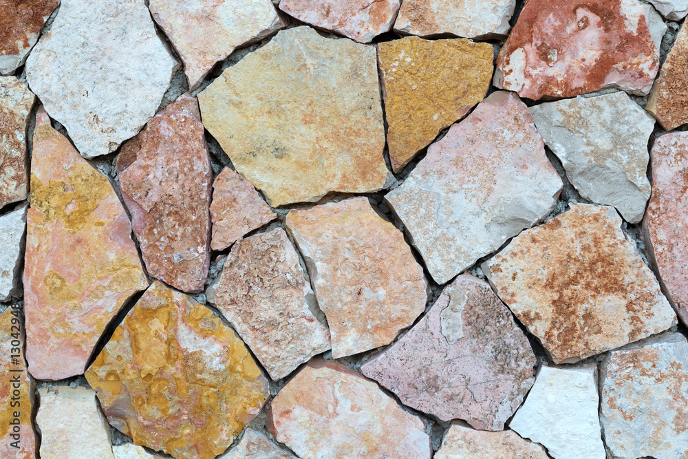 Obraz premium Colorful brick wall texture