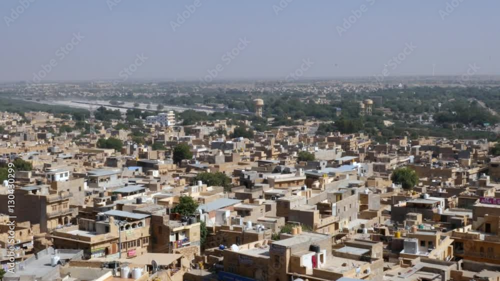 Panoramic view of Jaisalmer in Rajasthan, India Panoramic view of Jaisalmer in Rajasthan, India