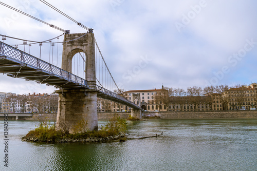 Bridge over a river in france
