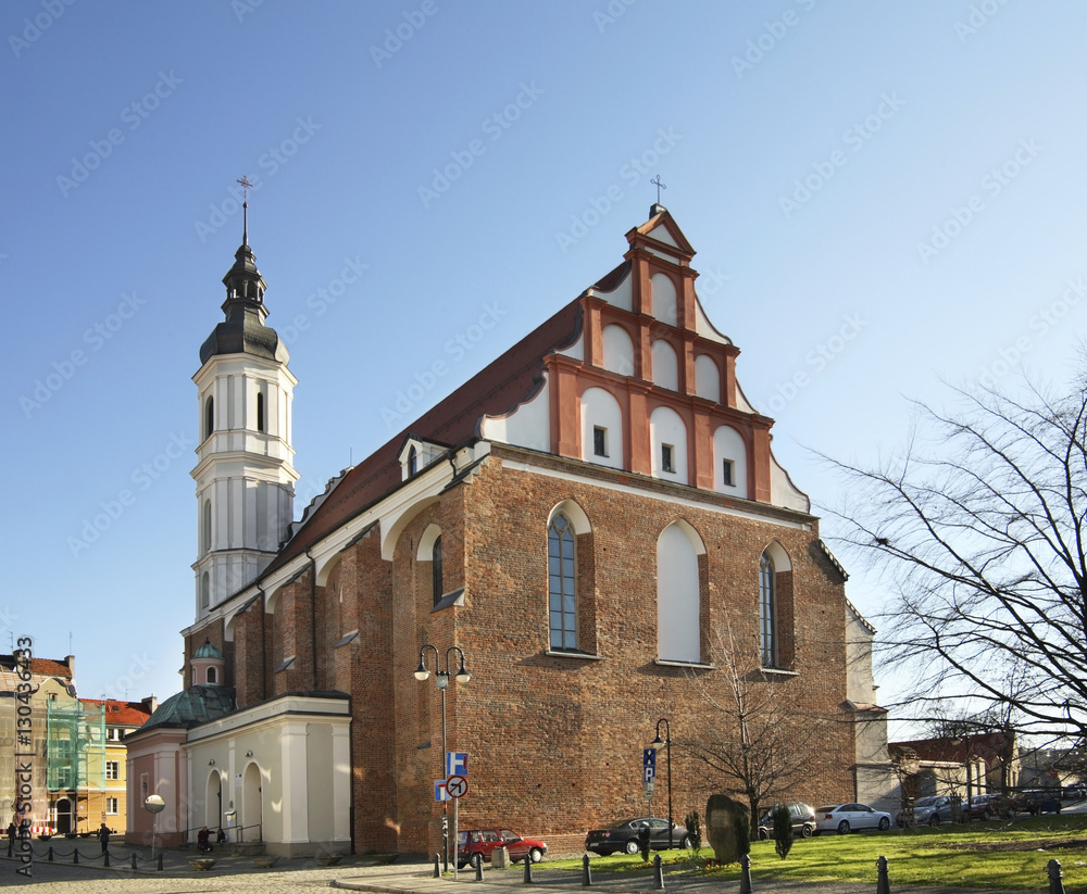 Fototapeta premium Church of Holy Trinity in Opole. Poland