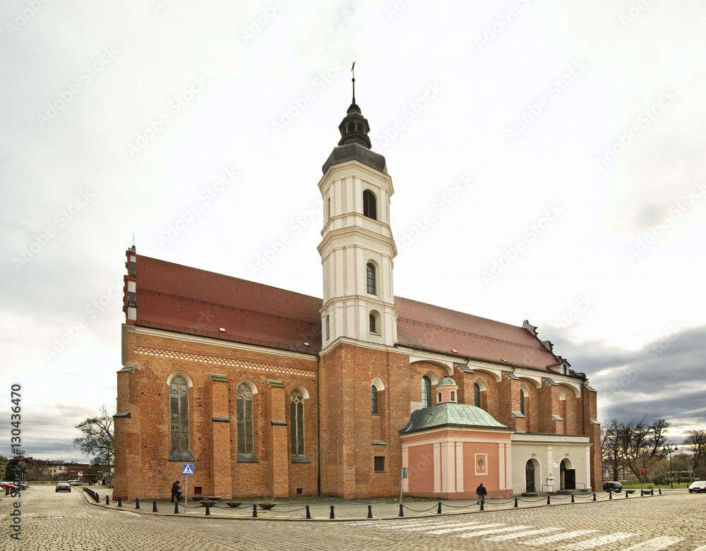 Obraz premium Church of Holy Trinity in Opole. Poland
