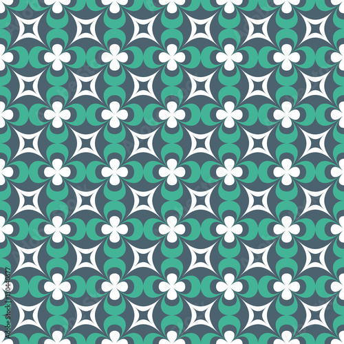 Seamless pattern of different forms in the classical style.