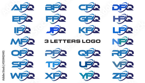 3 letters modern generic swoosh logo AFQ, BFQ, CFQ, DFQ, EFQ, FFQ, GFQ, HFQ, IFQ, JFQ, KFQ, LFQ, MFQ, NFQ, OFQ, PFQ, QFQ, RFQ, SFQ, TFQ, UFQ, VFQ, WFQ, XFQ, YFQ, ZFQ