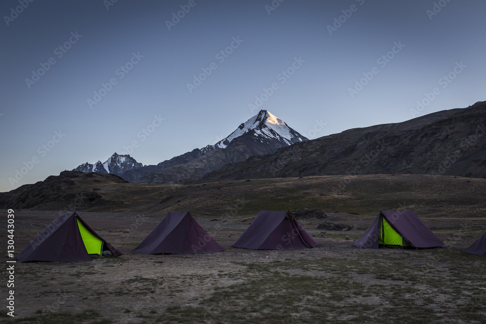 Camping at high altitude