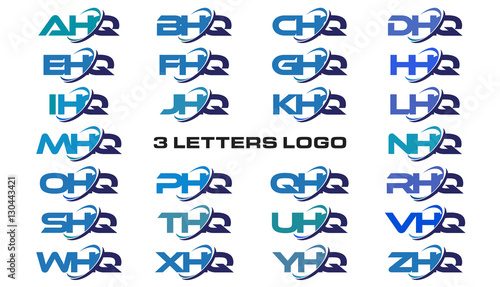 3 letters modern generic swoosh logo  AHQ, BHQ, CHQ, DHQ, EHQ, FHQ, GHQ, HHQ, IHQ, JHQ, KHQ, LHQ, MHQ, NHQ, OHQ, PHQ, QHQ, RHQ, SHQ, THQ, UHQ, VHQ, WHQ, XHQ, YHQ, ZHQ