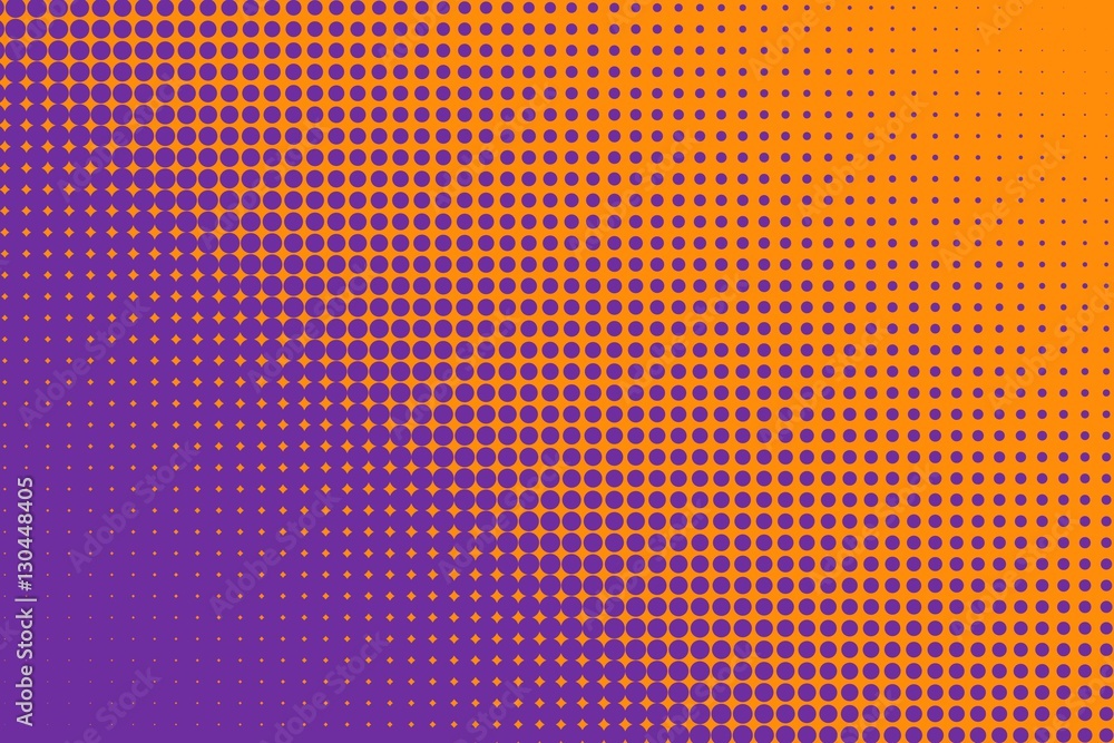 Naklejka premium Abstract creative concept vector comics pop art style blank layout template with clouds beams and isolated dots pattern on background. For sale banner, empty bubble, illustration comic book design