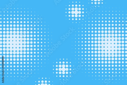 Abstract creative concept vector comics pop art style blank layout template with clouds beams and isolated dots pattern on background. For sale banner, empty bubble, illustration comic book design