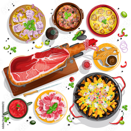 Spanish food collection