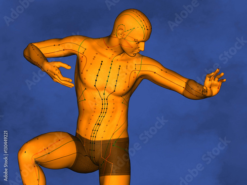 Acupuncture model M-POSE Ma-s-90-09.png , 3D Model