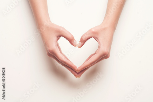 hands show heart gesture