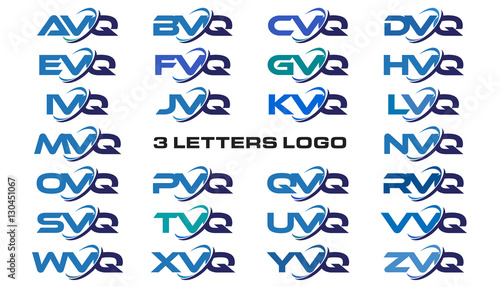 3 letters modern generic swoosh logo AVQ, BVQ, CVQ, DVQ, EVQ, FVQ, GVQ, HVQ, IVQ, JVQ, KVQ, LVQ, MVQ, NVQ, OVQ, PVQ, QVQ, RVQ, SVQ, TVQ, UVQ, VVQ, WVQ, XVQ, YVQ, ZVQ