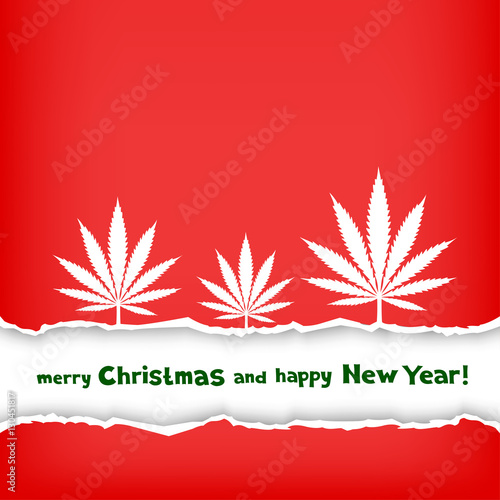 Christmas hemp congratulation