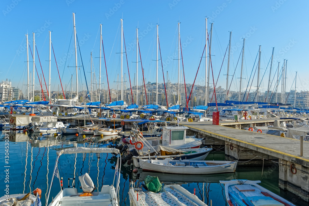 Piraeus Marina in Athens, Greece